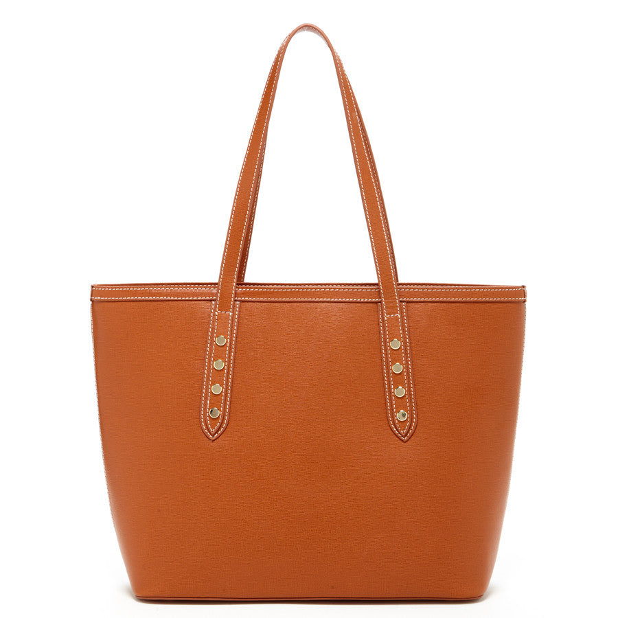 Ludlow Leather Shoulder Bag Brown