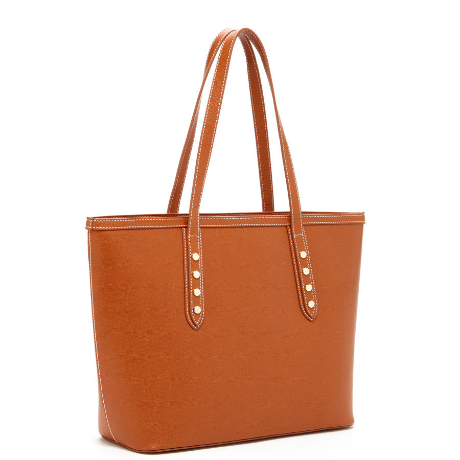 Ludlow Leather Shoulder Bag Brown