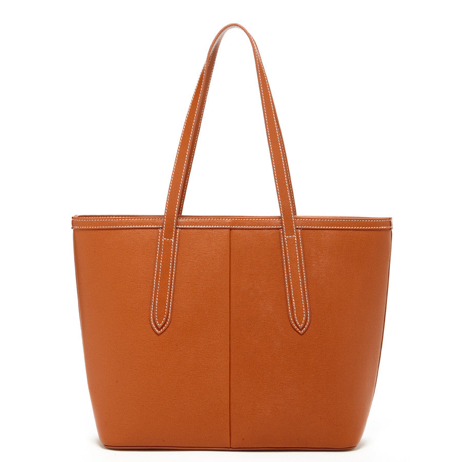 Ludlow Leather Shoulder Bag Brown